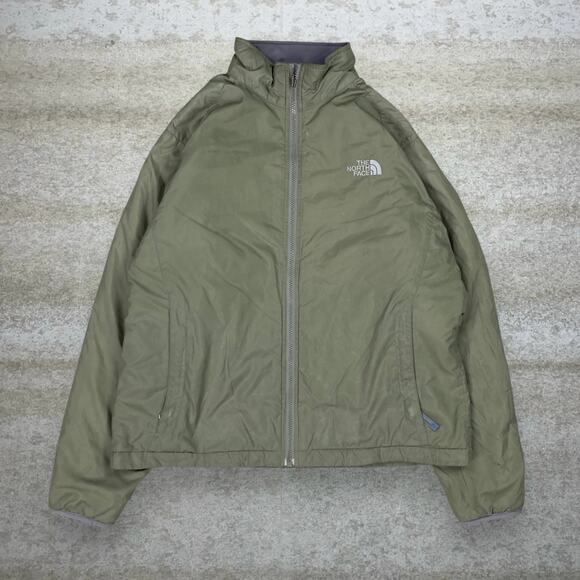 The North Face Jackets & Blazers - Vintage Y2K The North Face Puffer Jacket Mens L Green Grey Insulated Polyester